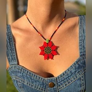 Handmade beaded necklace